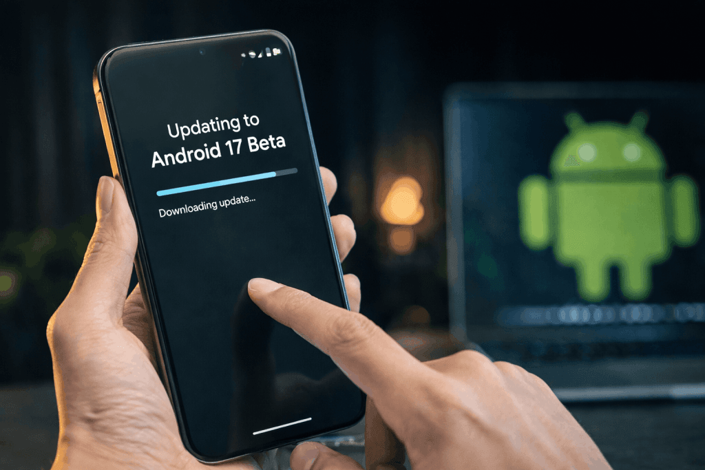 Tampilan Android 17 beta terbaru