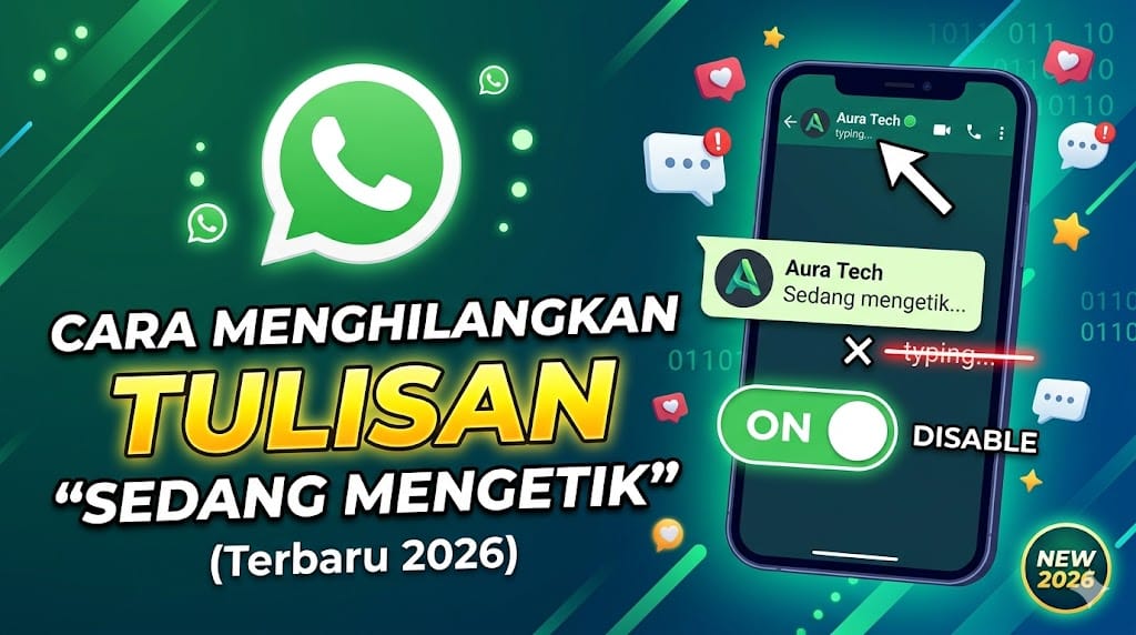 Cara Menghilangkan Tulisan sedang Mengetikdi WhatsApp (Terbaru 2026)