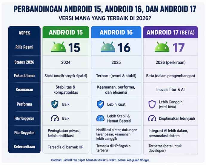 Perbandingan-android-15,-android-16-dan-android-17