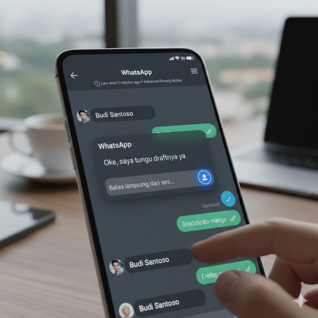 Cara Menghilangkan Tulisan "Sedang Mengetik" di WhatsApp
