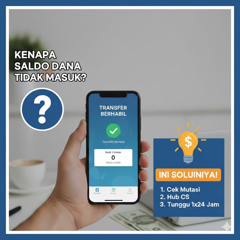Kenapa Saldo Dana Tidak Masuk Padahal Sudah Transfer