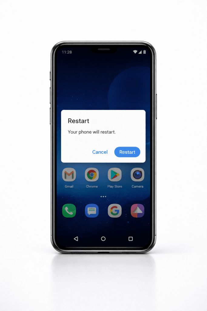 menu reset options android di pengaturan