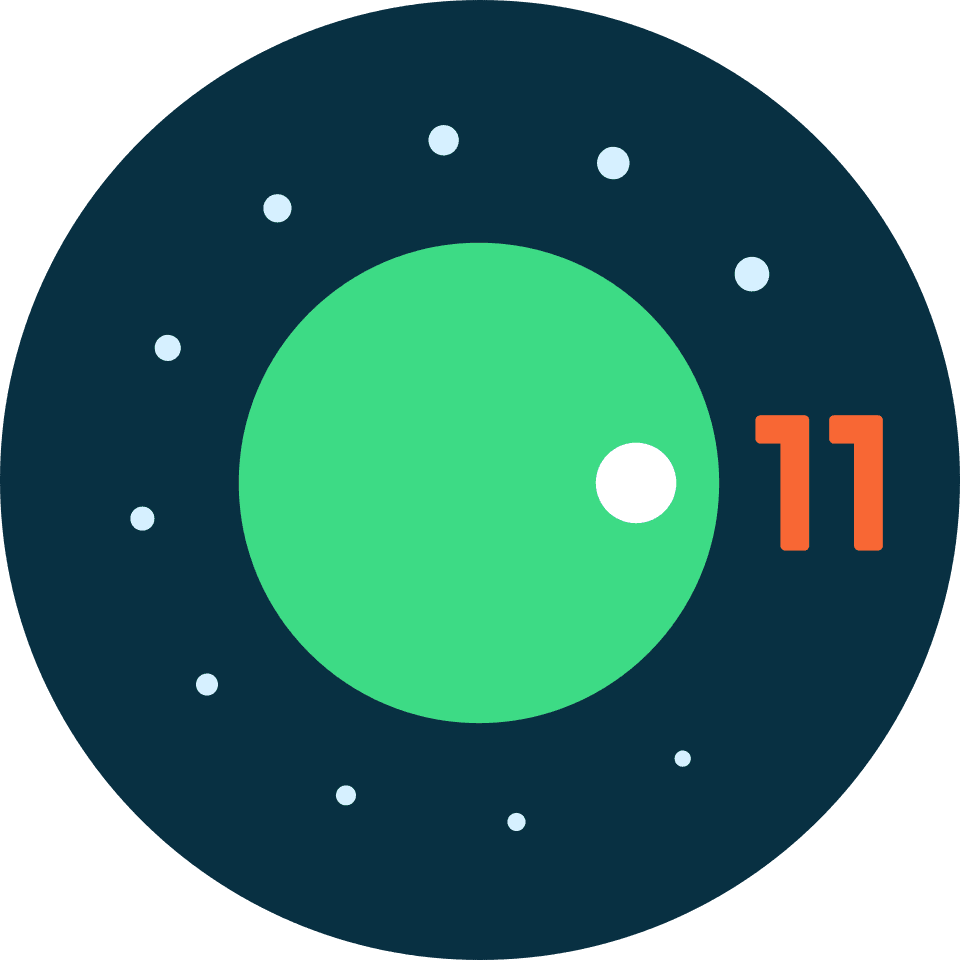 logo Android 10 sampai Android 14