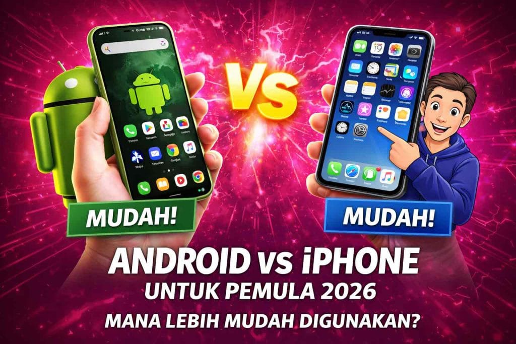 Android vs iPhone untuk Pemula 2026 Mana Lebih Mudah Digunakan