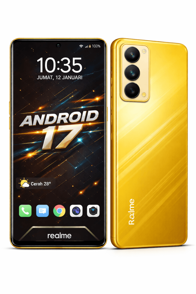 Daftar HP Realme yang akan mendapatkan update Android 17