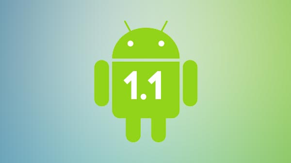 tampilan Android 1.0 pertama