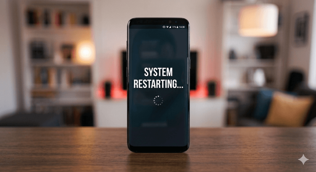 android restart