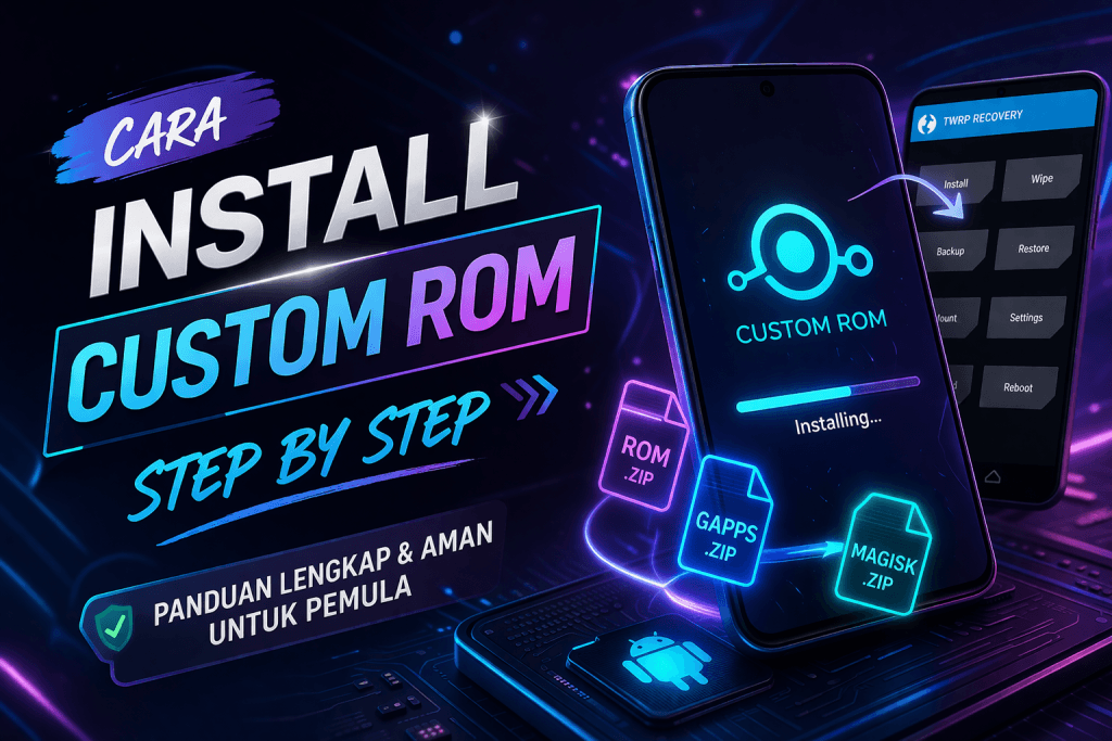 cara install custom ROM di Android