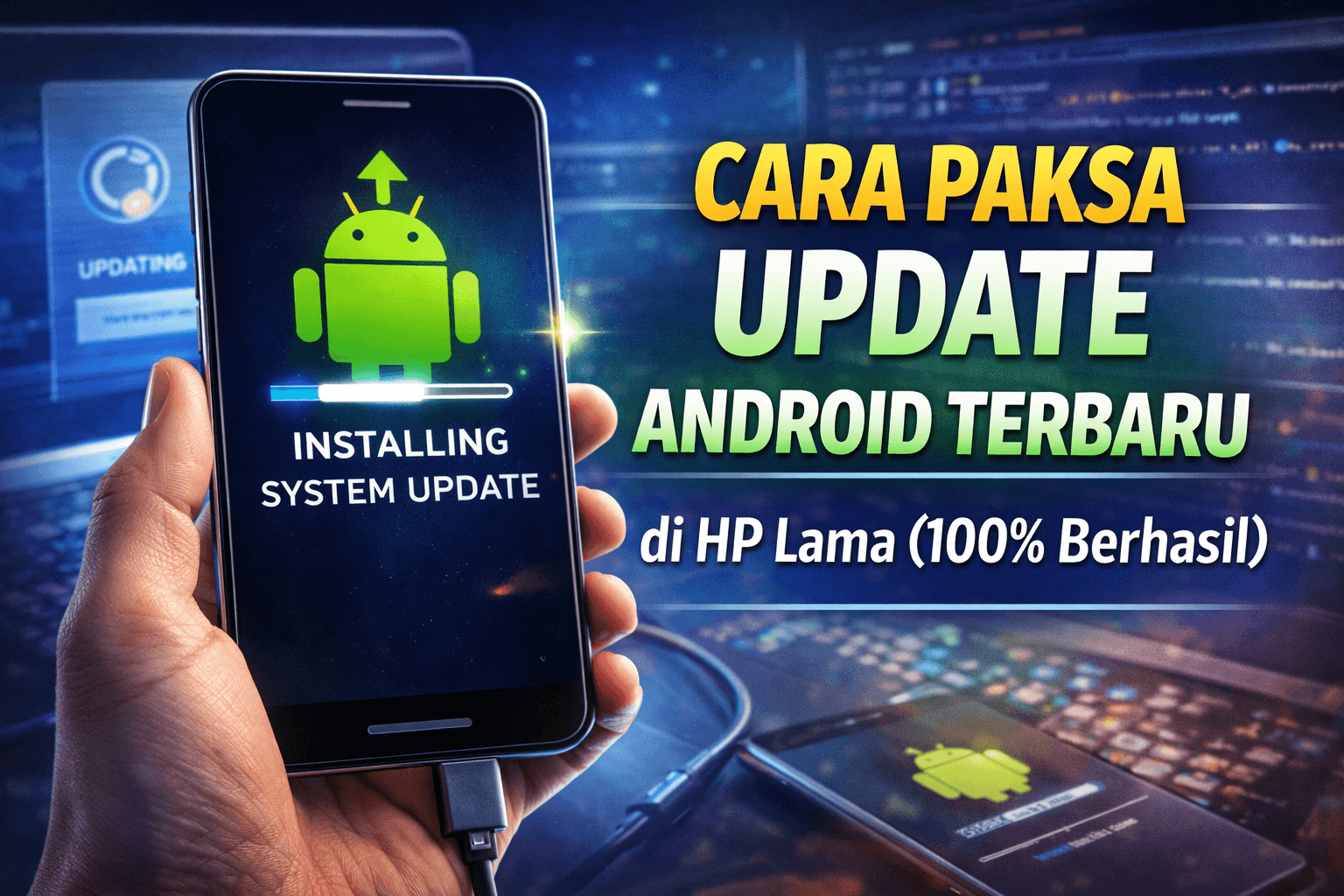 Cara Paksa Update Android Terbaru di HP Lama (100% Berhasil & Aman)