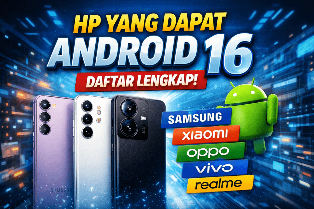 daftar hp yang dapat android 16 terbaru