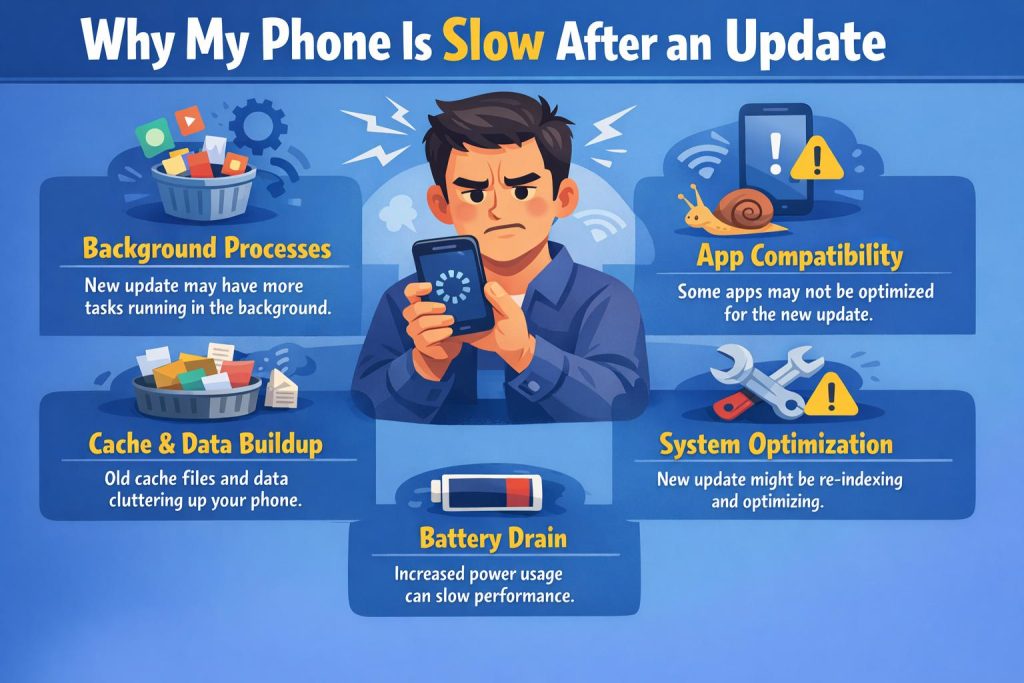 HP Android setelah update terasa lambat