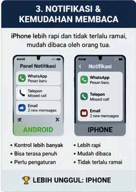 Kemudahan penggunaan smartphone untuk lansia