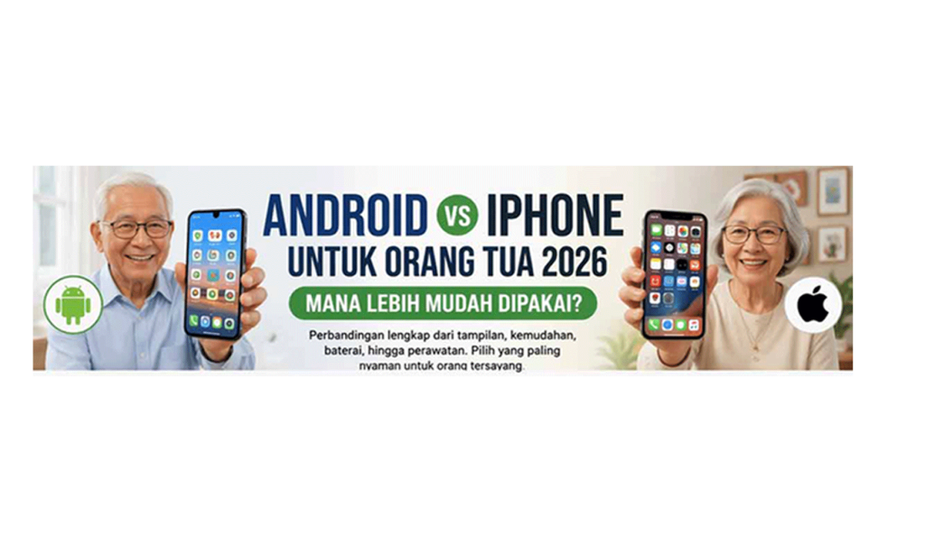 Perbandingan Android vs iPhone untuk orang tua 2026
