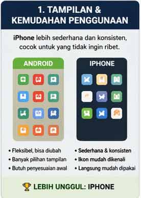 Tampilan sederhana iPhone untuk pengguna lansia