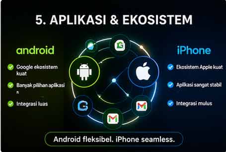 iPhone dan Android untuk produktivitas harian
