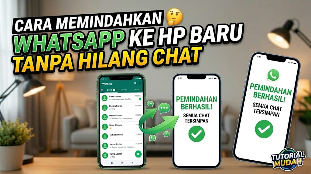 Cara Memindahkan WhatsApp ke HP Baru Tanpa Hilang Chat
