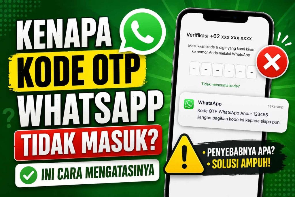 Kenapa Kode OTP WhatsApp Tidak Masuk? Ini Cara Mengatasinya