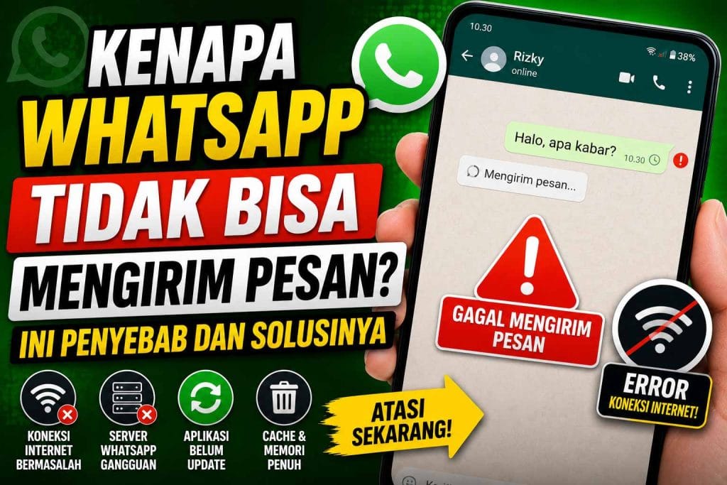 Kenapa WhatsApp Tidak Bisa Mengirim Pesan? Ini Penyebab dan Solusinya