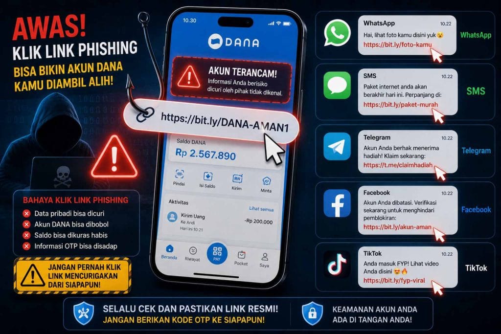 Klik Link Phishing