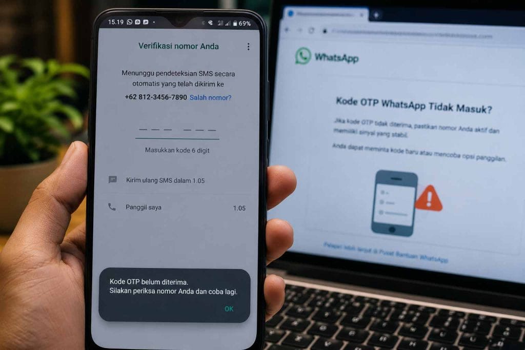 Kode OTP WhatsApp Tidak Masuk