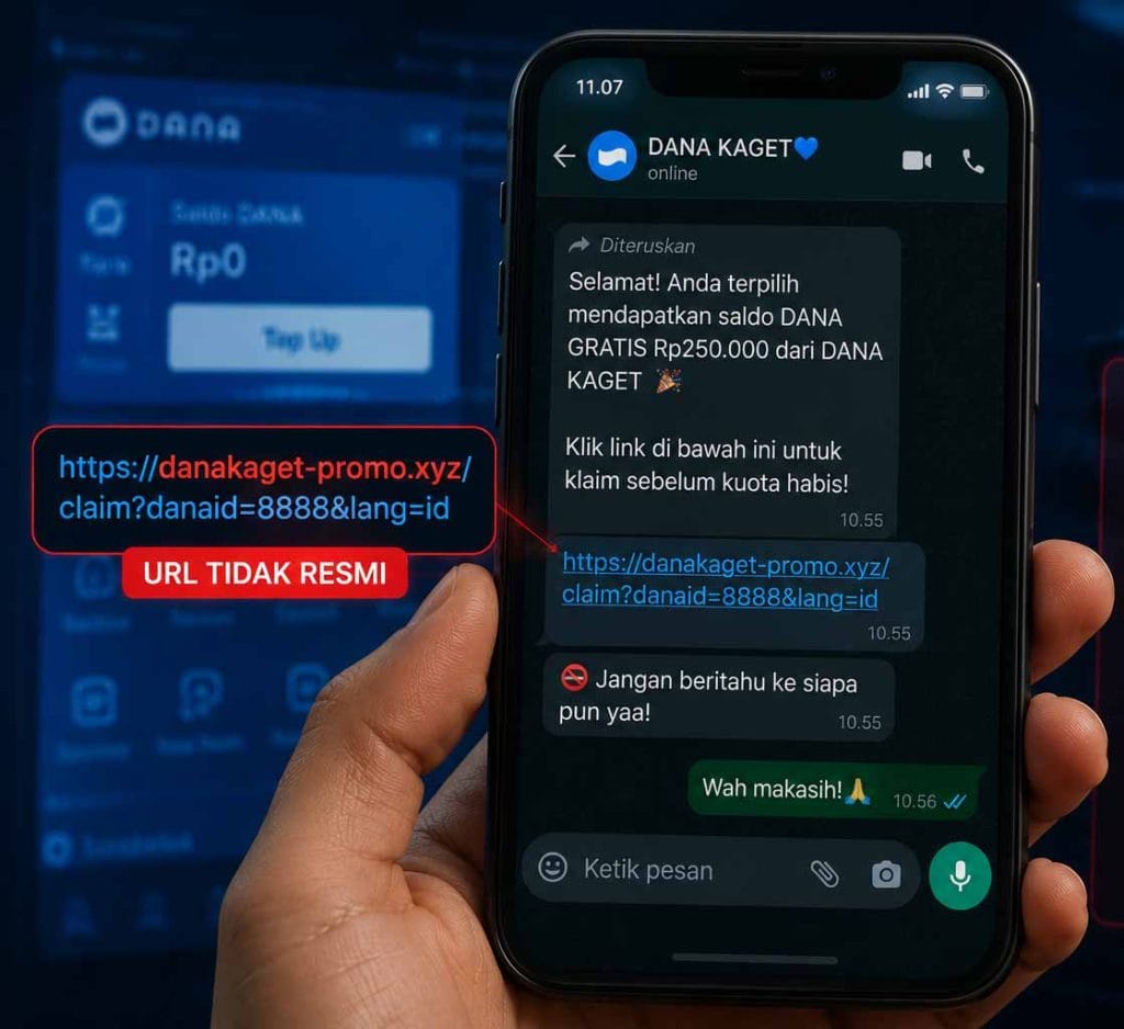 url tidak resmi penipu aplikasi dana