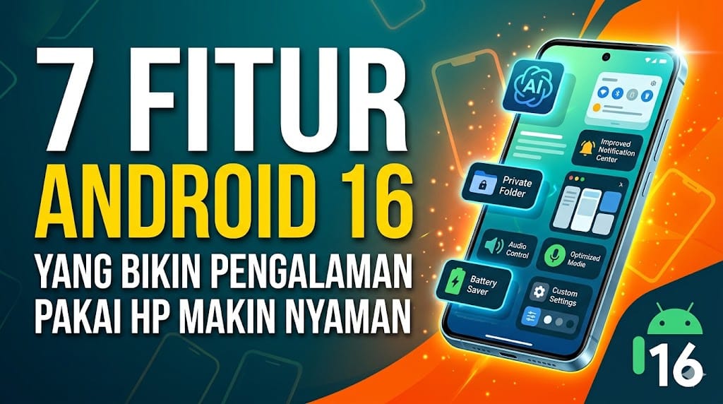 7 Fitur Android 16 yang Bikin Pengalaman Pakai HP Makin Nyaman