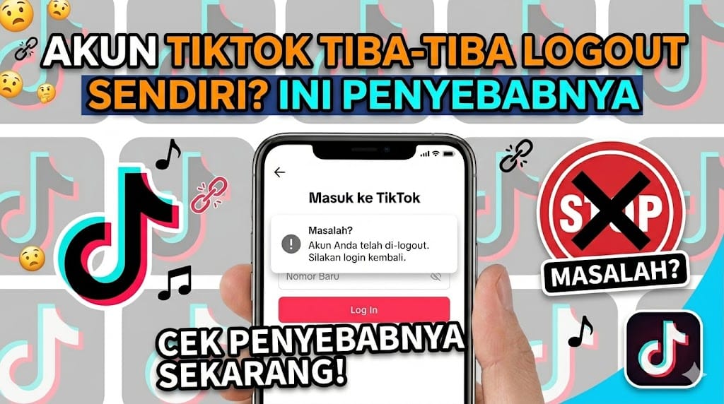 Akun TikTok Tiba-Tiba Logout Sendiri Ini Penyebabnya