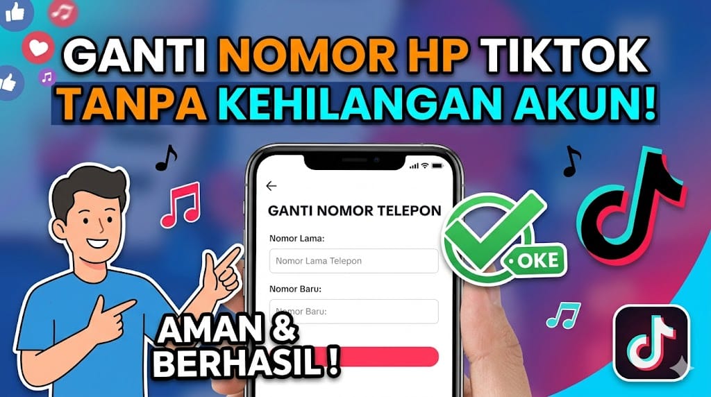 Cara Mengganti Nomor Telepon di TikTok Tanpa Kehilangan Akun