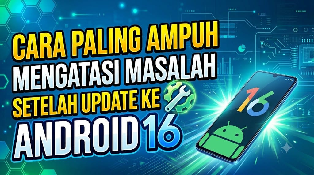 Cara Paling Ampuh Mengatasi Masalah Setelah Update ke Android 16