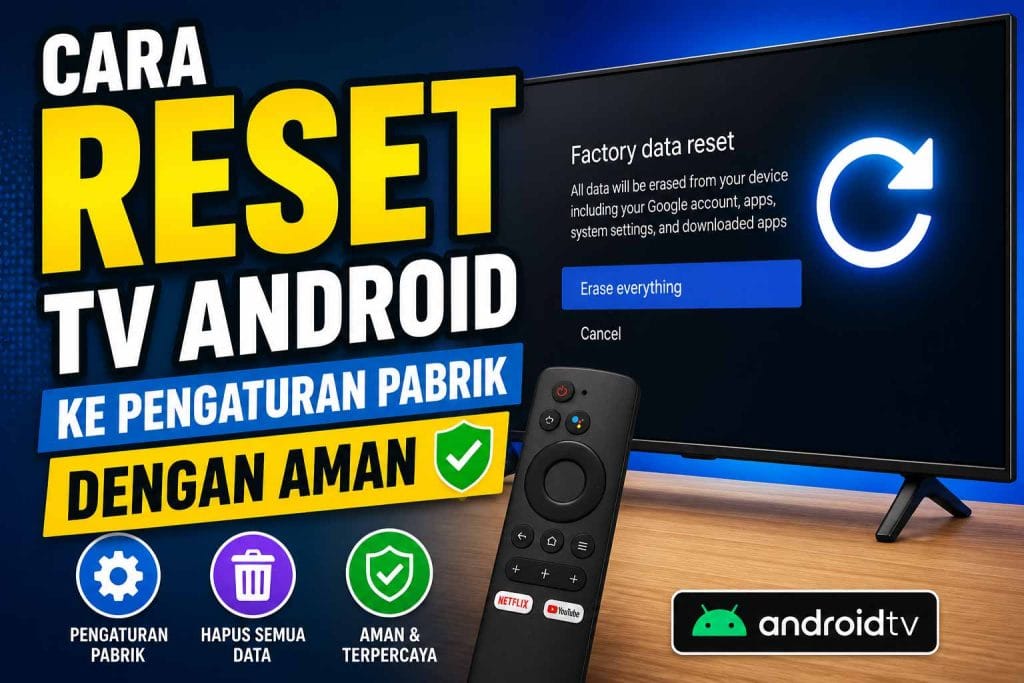Cara Reset TV Android ke Pengaturan Pabrik dengan Aman