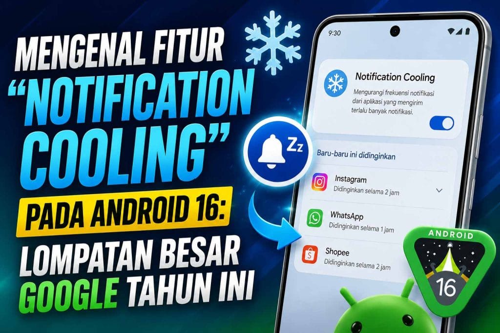 Notification Cooling Pada Android 16