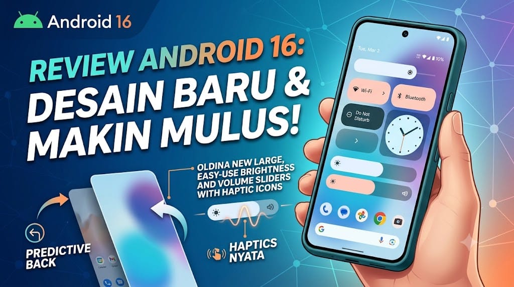 Review Android 16 Desain Antarmuka Baru yang Bikin Navigasi Makin Mulus