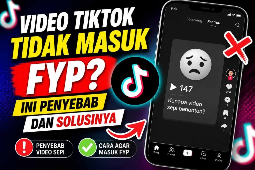 Video TikTok Tidak Masuk FYP Ini Penyebab dan Solusinya