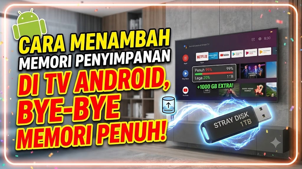 Cara Menambah Memori Penyimpanan di TV Android, Bye-Bye Memori Penuh!