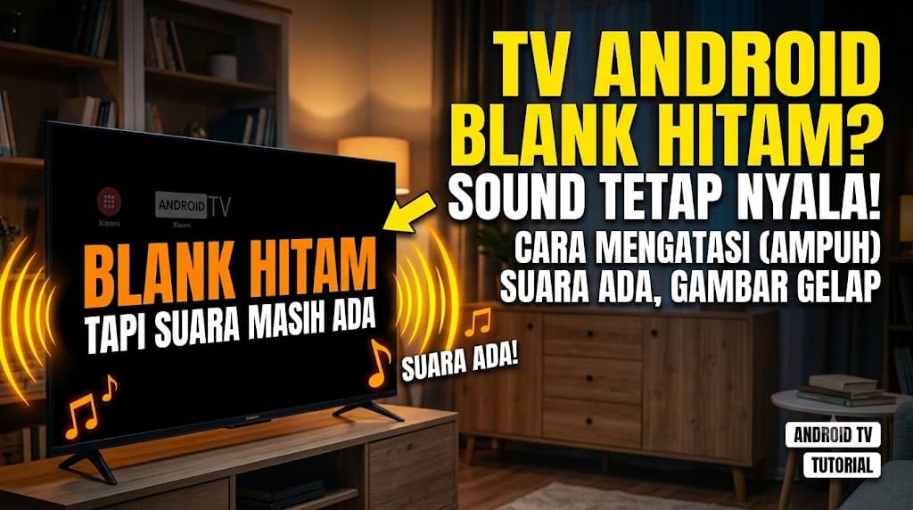 Cara Mengatasi TV Android Blank Hitam Tapi Suara Masih Ada