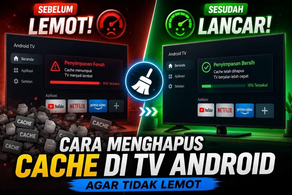 Cara Menghapus Cache di TV Android Agar Tidak Lemot